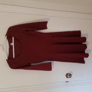 Burgundy Old Navy Half Sleeve Dress S